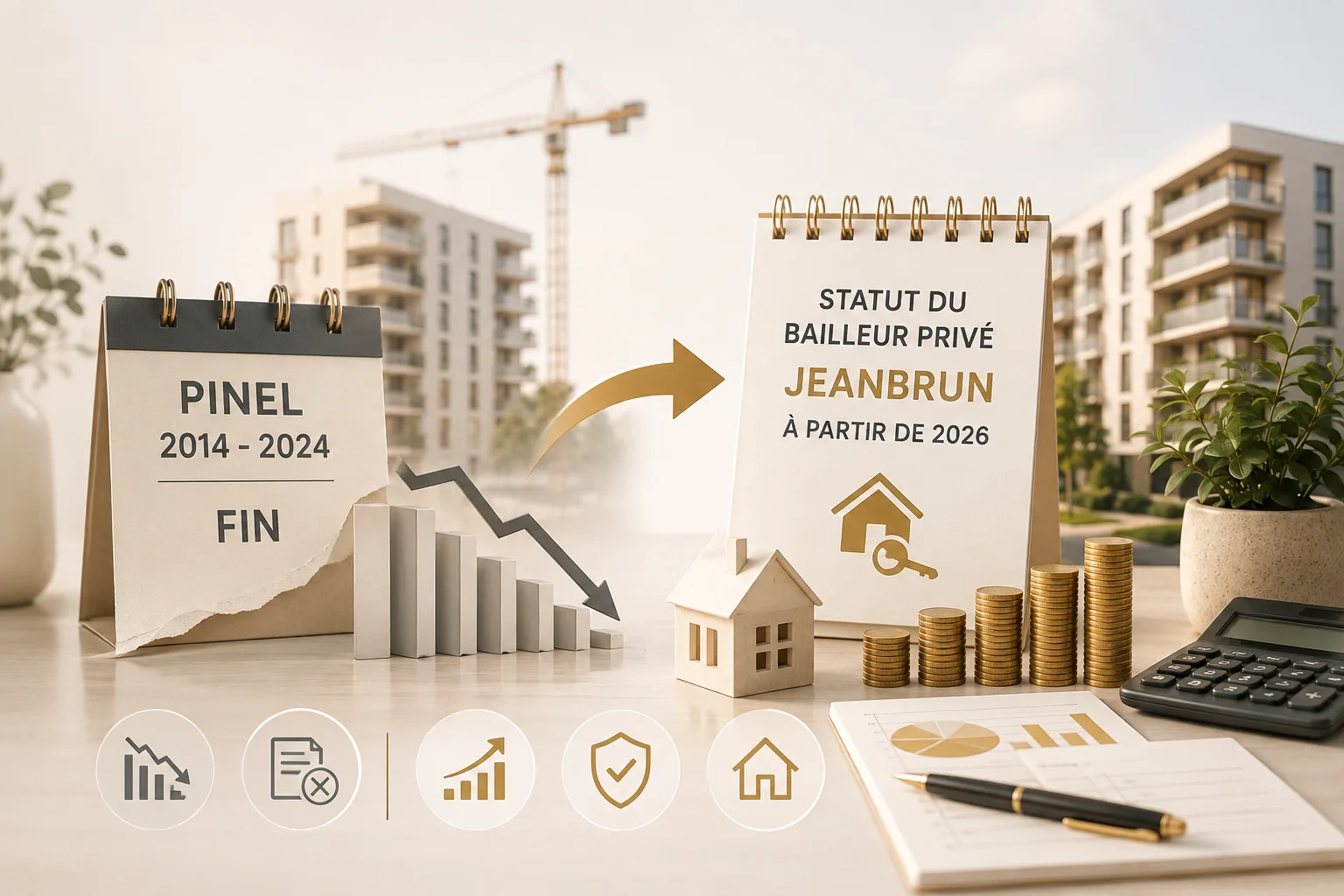 Investisseur particulier étudiant le dispositif Jeanbrun