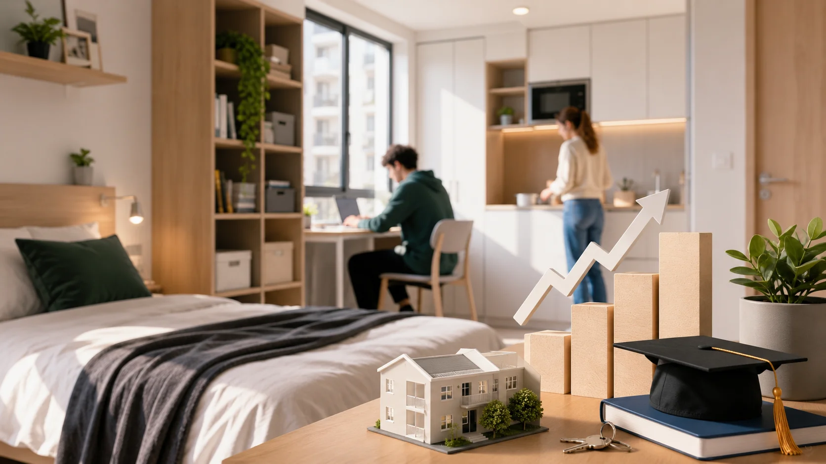 Résidence étudiante neuve — investissement LMNP géré