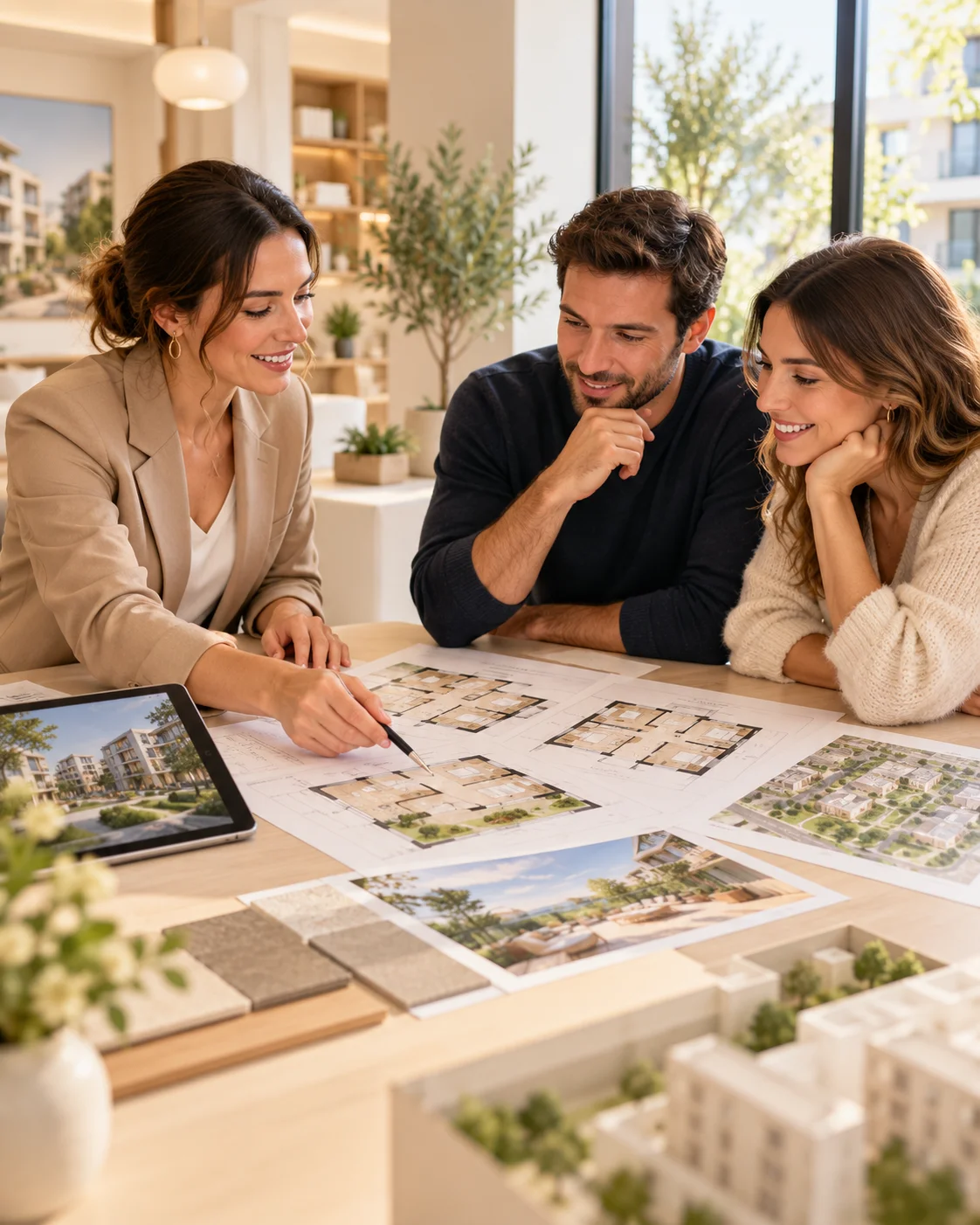 Conseiller et client Groupe Confiance